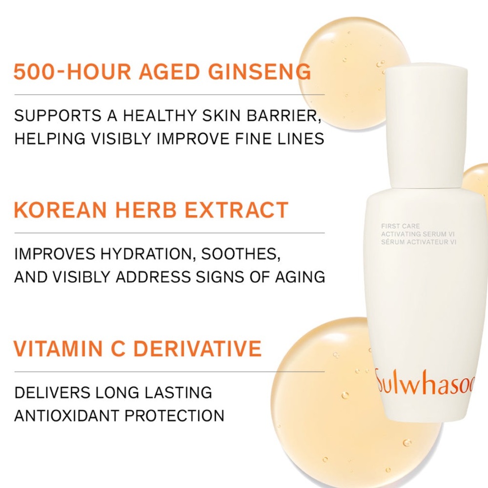 First Care Activating Serum NIB .27 oz #1 Korean Skincare Serum - Picture 4 of 8